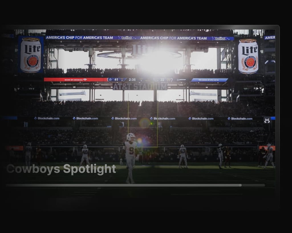 Dallas Cowboys Spotlight content on Victory+