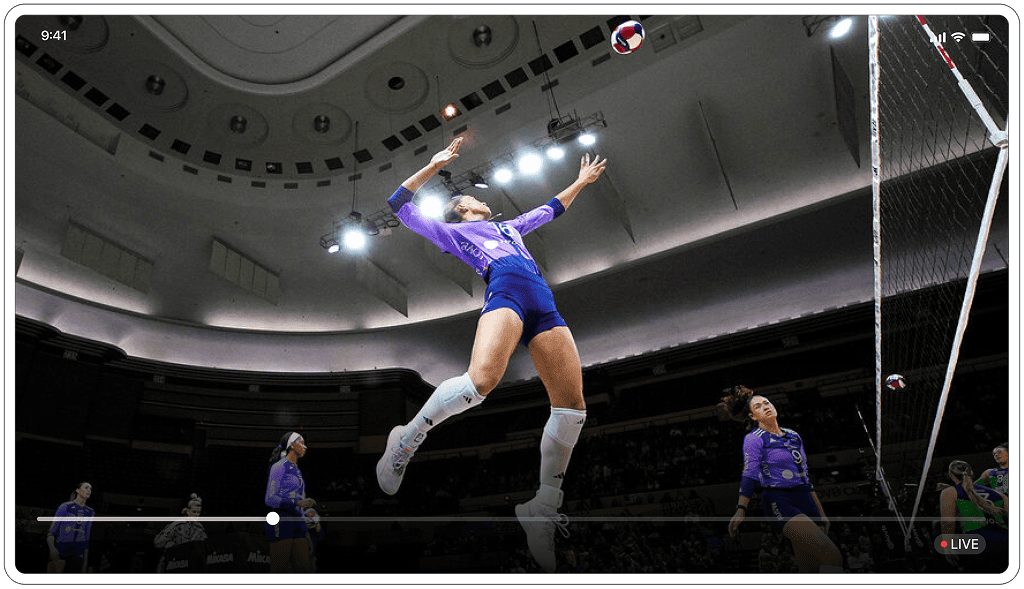 League One Volleyball streaming on Victory+